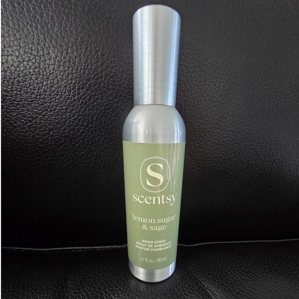 Scentsy Lemon Sugar & Sage Room Spray - New